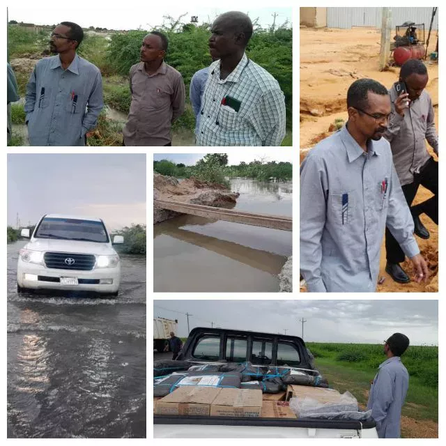 The White Nile State Fall Emergency Technical Committee is monitoring the drainage operations of storm and torrential waters that have hit large parts of the localities in the state.