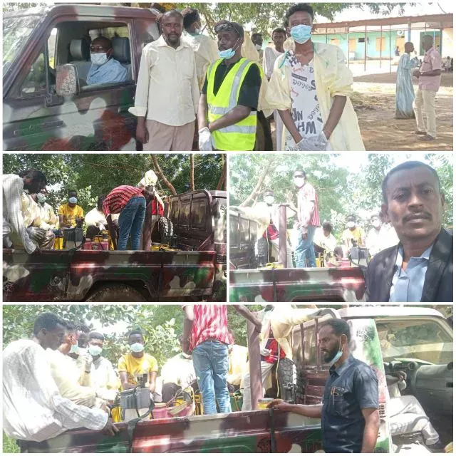 The Youth Authority continues to support the armed forces with a comprehensive campaign in the shelters in the Halfa and Atbara River sectors.