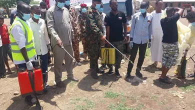 The Youth Authority in Support of the Armed Forces launches the environmental sanitation and vector control program in the New Halfa sector and the Atbara River.