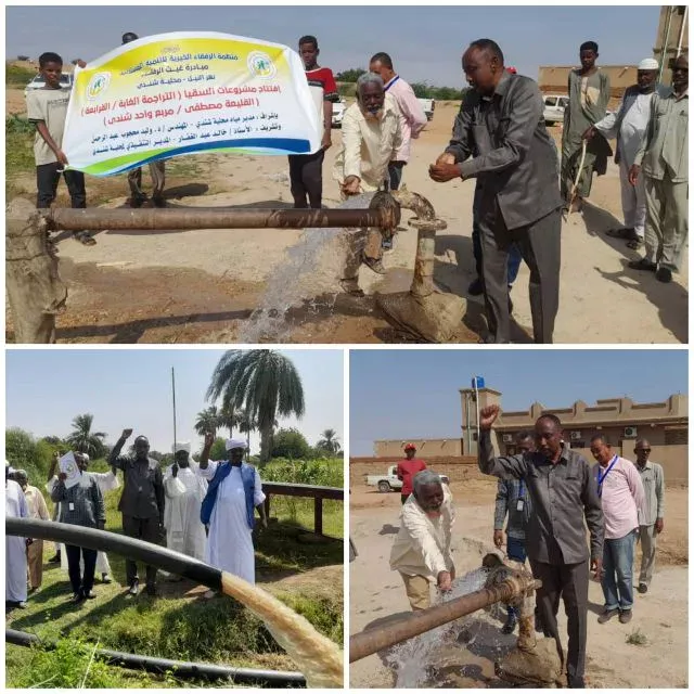 The executive director of Shendi locality opens a number of water stations and announces the resumption of work at the Nile station in the coming days