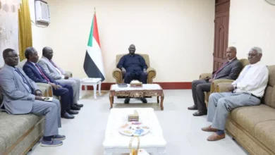 Vice President of the Sovereignty Council Malik Aqar meets with the delegation of the Sudanese Universities Initiative