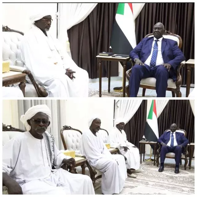 Vice-President of the Sovereignty Council meets the delegation of the All-Jawama Tribes Union