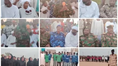 Graduation ceremony for Mustanfari and Mustanfari from the battle of Karama 3 in the Goshabi zone of the locality of Al-Dabba in the presence of official and popular leaders