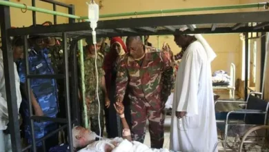 Island Governor Inspects Wounded and Injured in Umm Maliha Village, Praises Their Firmness