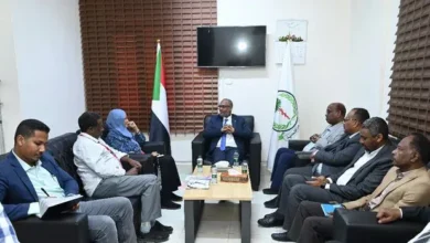 Joint coordination at the table of the Federal Minister of Health and the Sudanese Red Crescent