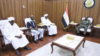 President of the Sovereignty Council meets with a delegation of Western Kordofan State components