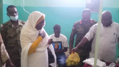 President of the Supreme Council of Youth and Sports inspects the wounded from the Karama war and the commander of the medical corps highlights the support of Sudanese youth for the army