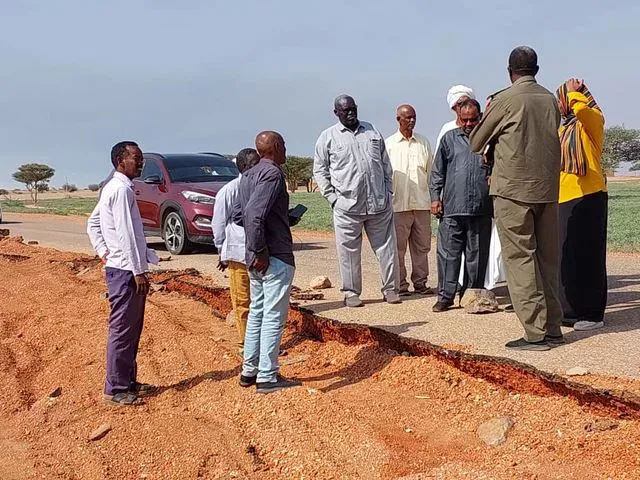 The Minister of Infrastructure of the Nile inspects the localities of Shendi and Matama