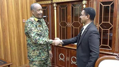 The President of the Sovereignty Council meets the Governor of Kassala State