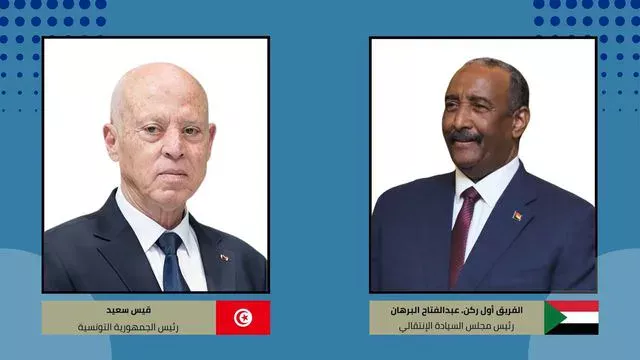 The President of the Sovereignty Council sends a cable of congratulations to the Tunisian President on the occasion of his victory in the presidential elections