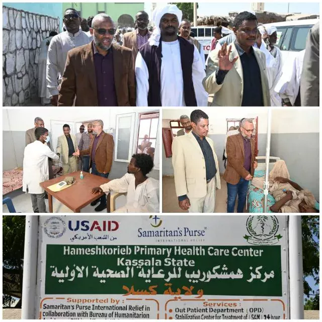 During the first visit by a federal Minister of Health in forty years to the locality of Hamashkorib. Federal Minister of Health: We appreciate the role of the SmartPress organization and its coordination with the Ministry of Health in Kassala