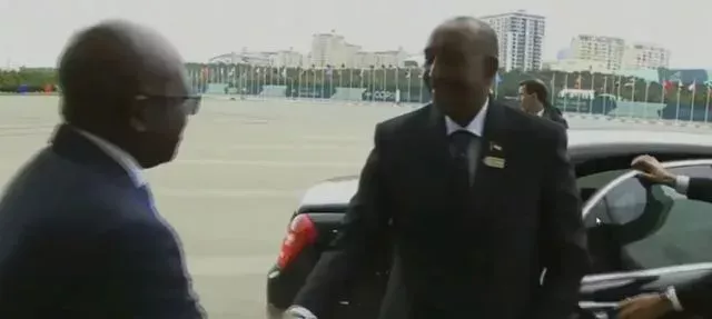 Happening now: President of the Sovereignty Council arrives at the headquarters of the conference center - the opening session of the Climate Summit (COP29) - Azerbaijan