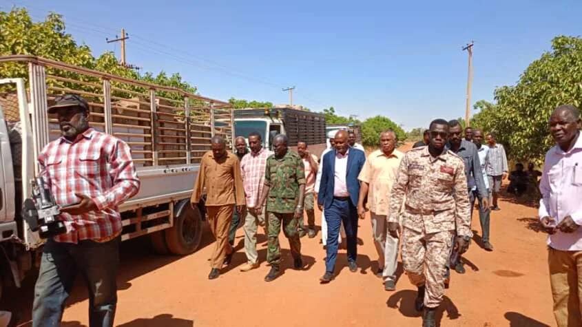 Khartoum governor receives Egyptian convoy