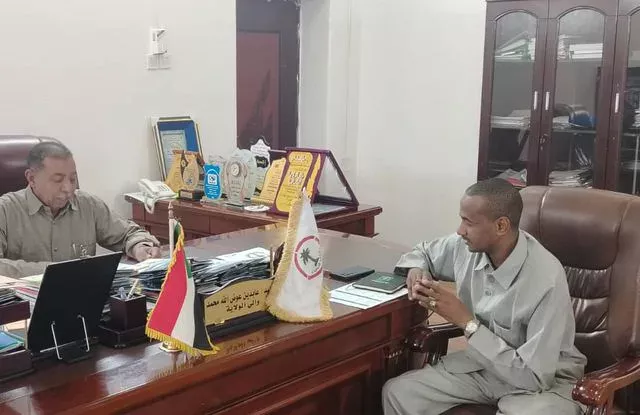 Northern Governor meets Director of Sudan Mineral Resources Corporation in the state