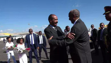 President of the Transitional Sovereignty Council arrives in Asmara