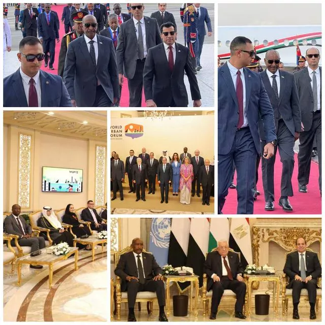 President of the Transitional Sovereignty Council arrives in Cairo to participate in the work of the World Urban Forum