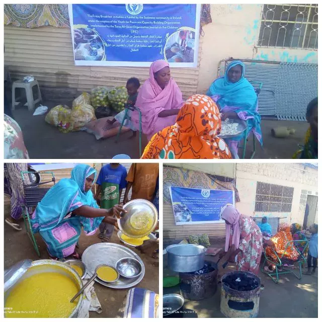 Sudanese Community in Ireland Supports Friday Breakfast Initiative at Gedaref Accommodation Centers