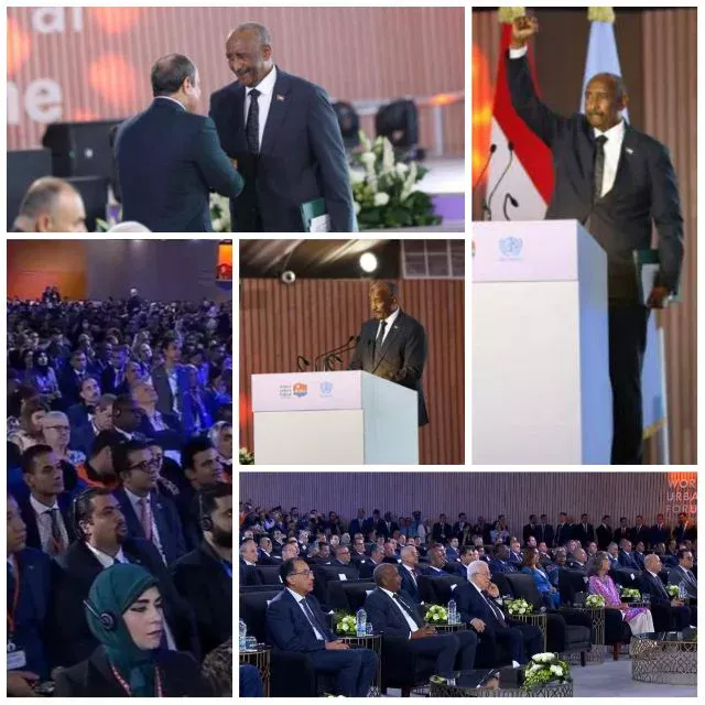 The President of the Sovereignty Council participates in the World Urban Forum and addresses its work