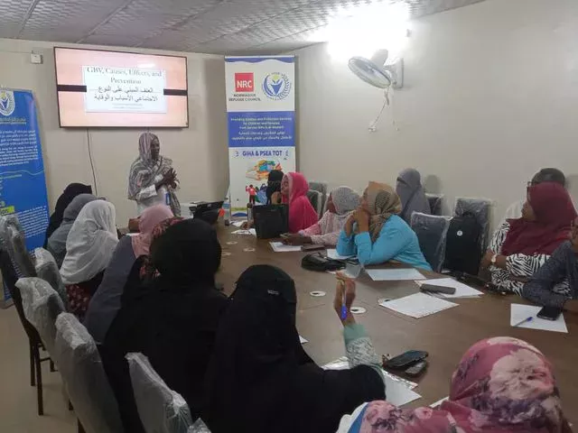 Youth for Peace and Capacity Building organization organizes Training of Trainees (TOT) training course at the hall of the Humanitarian Aid Commission in Gedaref State