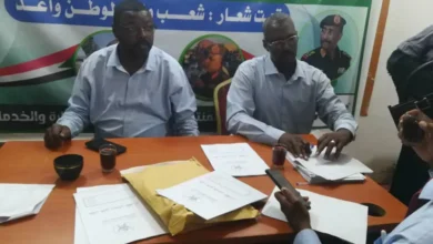 A delegation from the National Bank of Omdurman, Shendi Branch, visits the Department of Culture and Information as part of preparations for the currency change