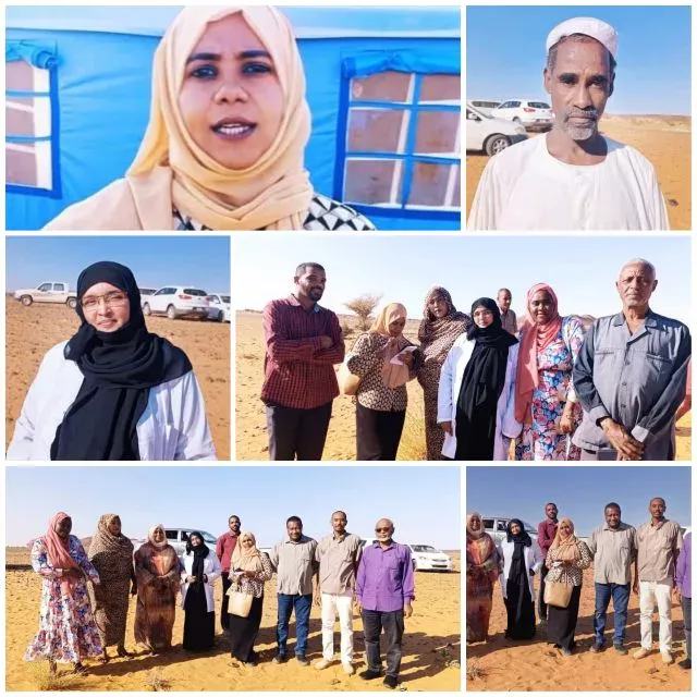 Al Karama Field Hospital, Shendi, humanitarian efforts to support displaced people in the east of the island