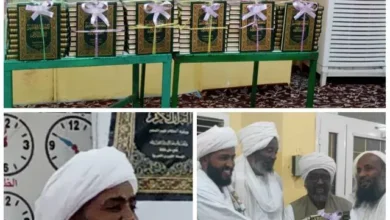 During a ceremony in the presence of the Minister of Religious Affairs and Endowments, 153,492 copies of the Quran were distributed.
