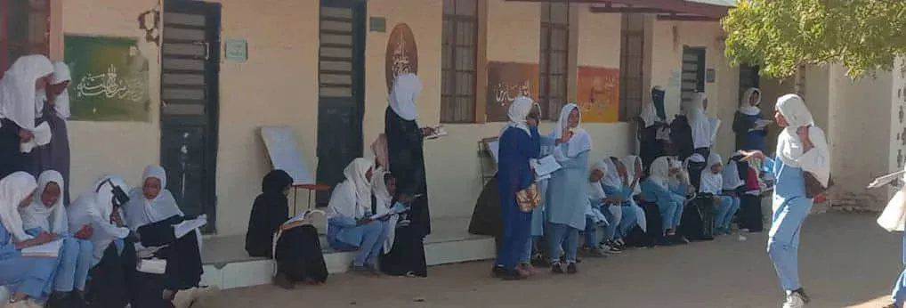 Official and popular rush to provide various services to Sudanese certificate students as exams begin in Shindi