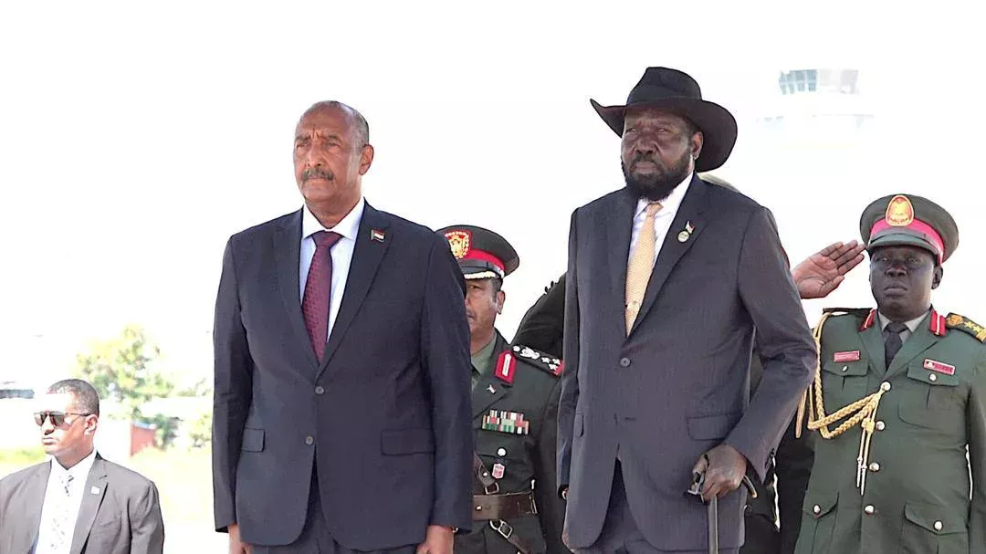 President of the Transitional Sovereignty Council arrives in Juba