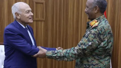 President of the Transitional Sovereignty Council meets with Secretary General of the Arab League