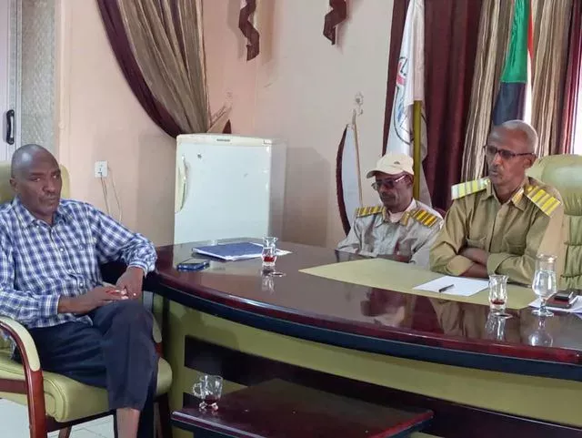 Sennar State Government Secretary General Meets Sennar Locality Executive Director