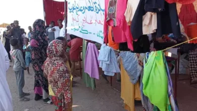 Shendi: Exhibition of winter clothing and supplies attracts displaced people from the east of the island