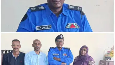 The Community Police Information Office visits the head of administration of the city of Atbara