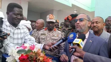 A federal delegation visits the state of Sennar and opens up a number of projects