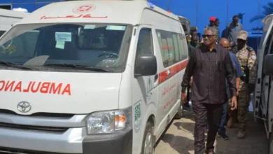 Acting Gedaref Governor Launches Four Ambulances to Strengthen Emergency Response to Road Accidents in the State