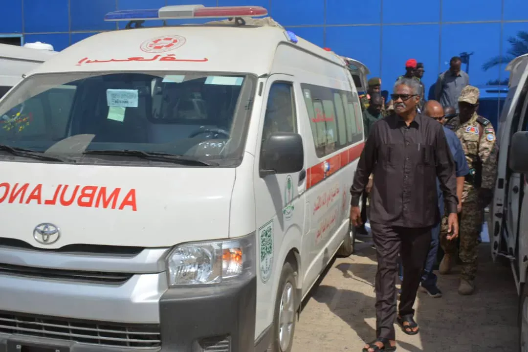 Acting Gedaref Governor Launches Four Ambulances to Strengthen Emergency Response to Road Accidents in the State