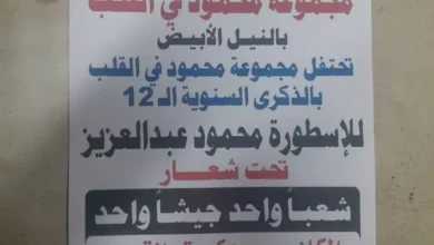Arrangements have been made in White Nile State for the launch of activities celebrating the twelfth birthday of legend Mahmoud Abdel Aziz next Sunday in the state.