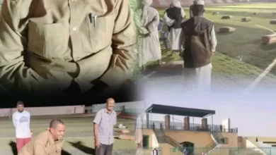 In the presence of the Football Federation, the Abou Hamad executive stands on the “dust heap” of the Abou Hamad stadium