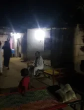 Return of electricity to the den