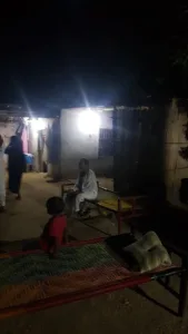 Return of electricity to the den