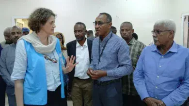 She visited Nou Hospital and the hot zones of Khartoum. The Ministry of Health receives the United Nations High Commissioner for Refugees and informs it of the situation of medical institutions facing the war.