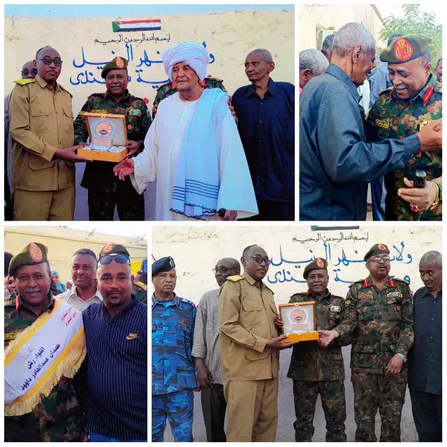The General Administration of Culture and Information of Shendi locality organizes a farewell ceremony for Major General Hamdan Abdel Qader Daoud