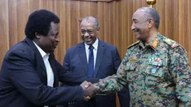 The President of the Sovereignty Council meets the delegation of the Sudanese General Football Federation