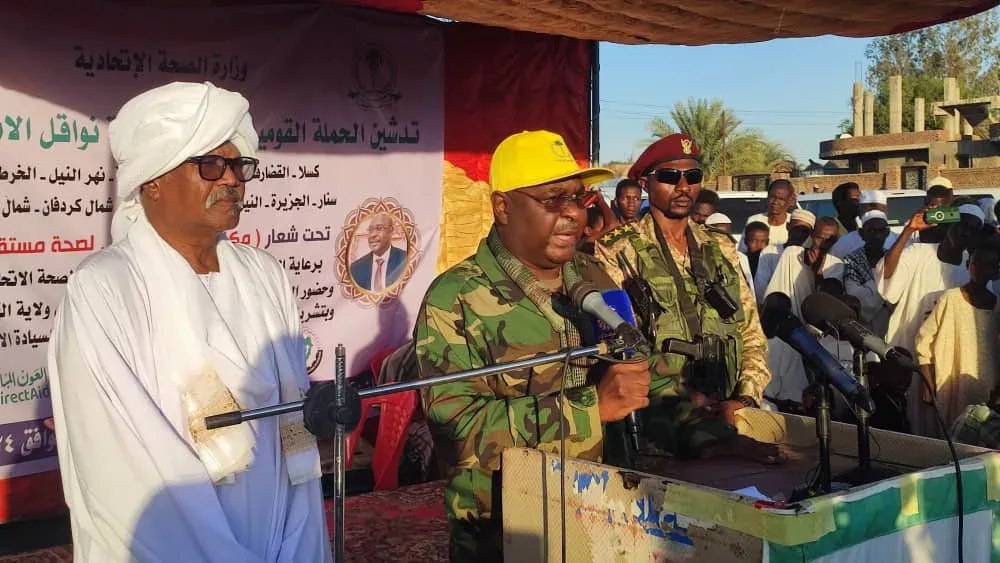 The head of Gedaref, president of the sovereign council, with the successive victories of the army