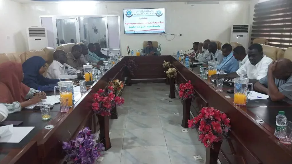 The ordinary meeting of the mechanism for monitoring the implementation of state decisions and decrees in the White Nile approves the mechanism's report for the year 2024 and its work plan for the current year.
