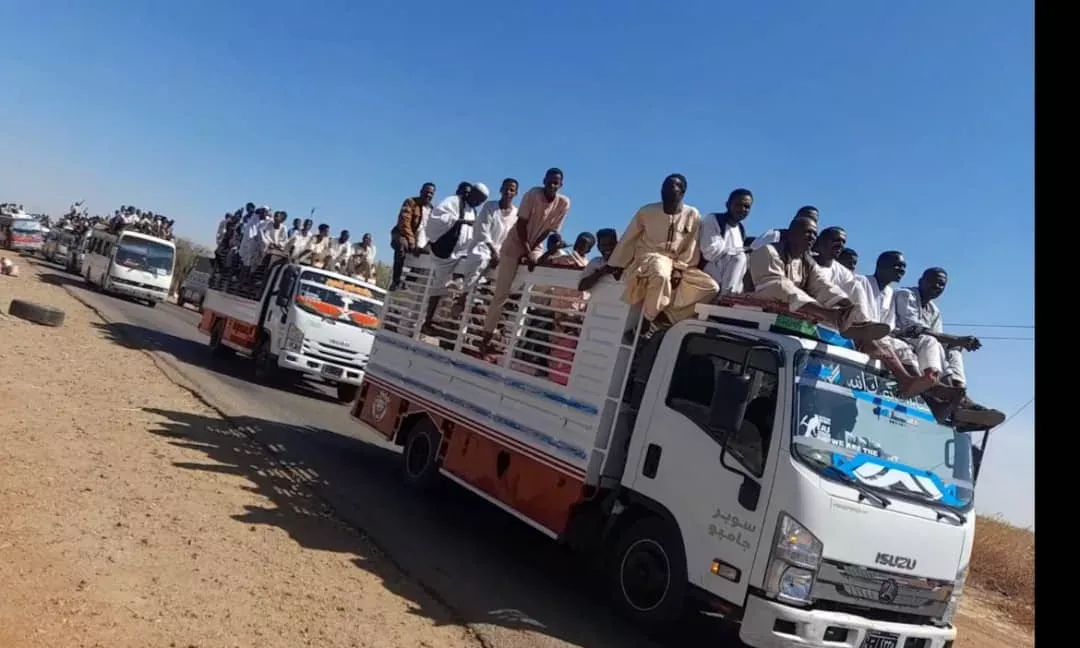 The return of the citizens of Monts Moya to their villages