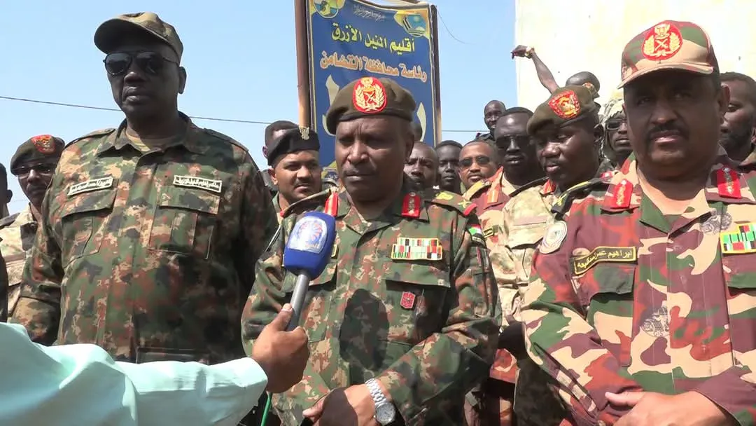 The sovereign of the Nile Bleu region inspects the situation in the city of end in the western region