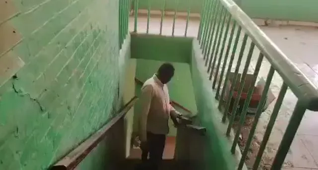 Watch a video clip documenting the size of destruction and ruin at the headquarters of the Al -jazeera project in Barakat