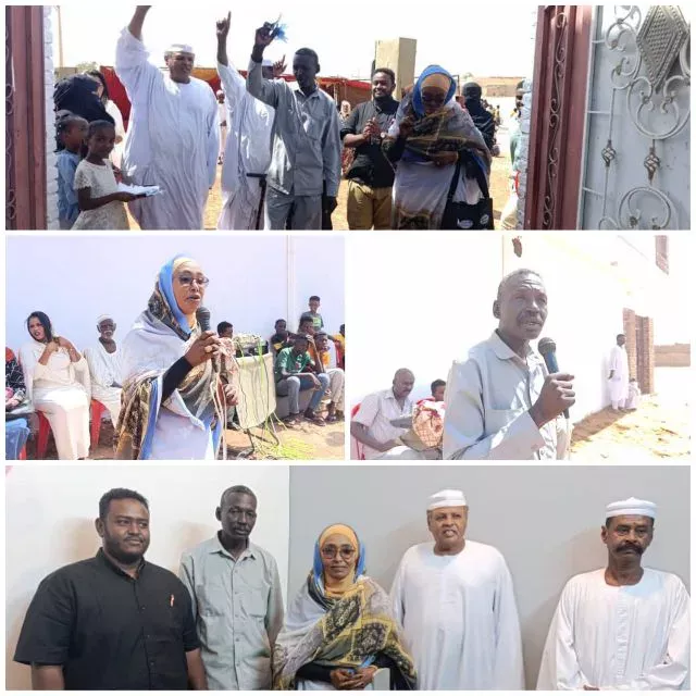 Al -Amal Hi Care in addition to the health field. Shendi Executive and Director of the General Administration of Health and Housing Cut the opening band