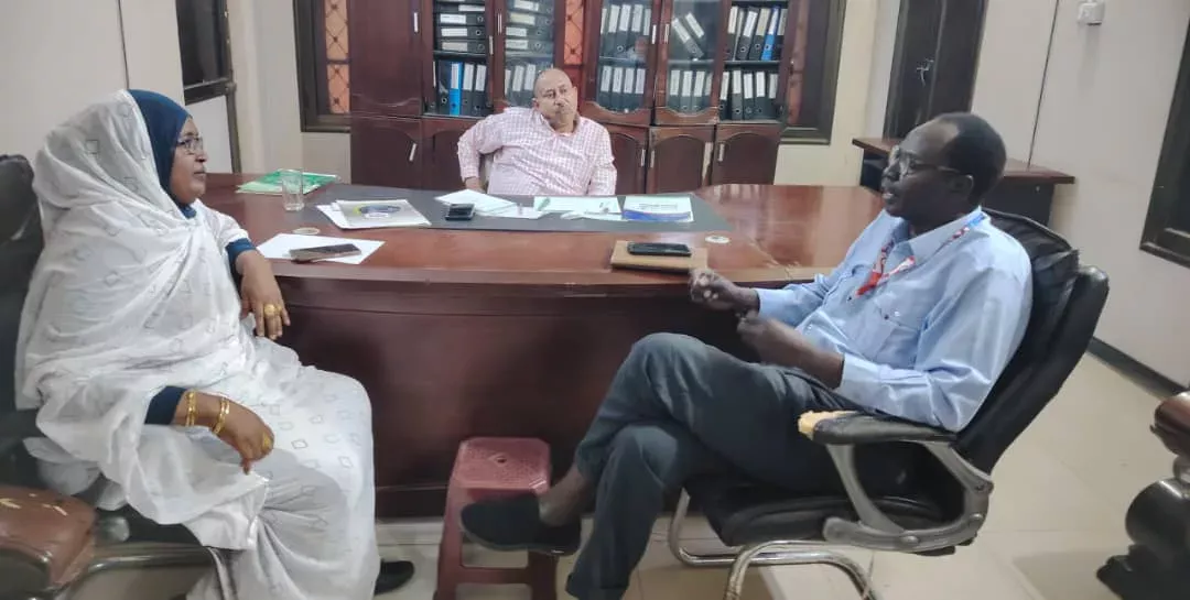 Sennar's Minister of Health meets the director of the banker organization in the state of Sennar