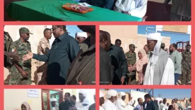 The Al -Dabba locality receives the Minister of Health in the North State